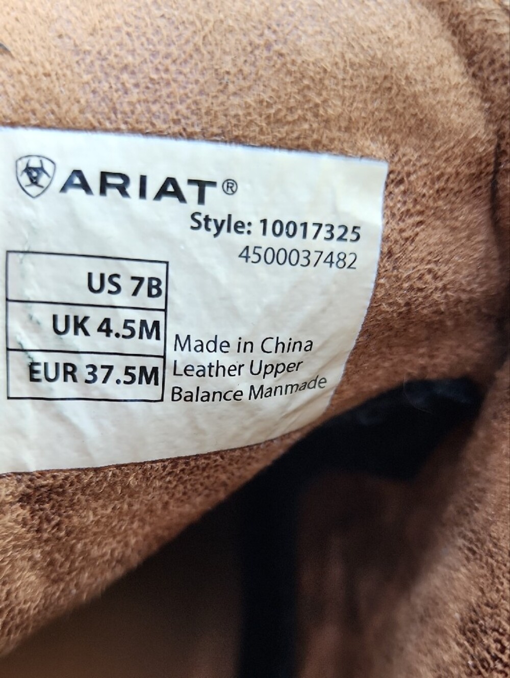 Ariat Black Leather Short Western Boots with Brown Stitching sz 7B - Picture 12 of 14